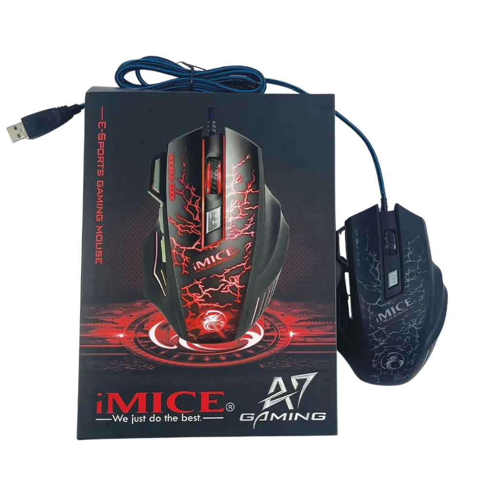 IMICE A7 Profesyonel Gaming Mouse | 7 Tuşlu | 5500 DPI | RGB Nefes Alan Işık